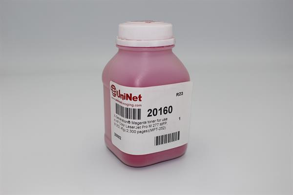 Тонер UniNet HP LJ Pro M277/252/201/377/452/477/552/553/Canon LBP611/612/613/650/653/654/MF-631/632/635/730/732/734/735/Canon 045/046/MPT-252-45, X-Generation, GLOSSY, Magenta, 45г/банка