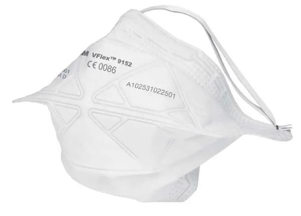 Маска спеціальна захисна (респіратор) 3M VFlex 9152R для захисту від аерозолю/пилу/тонера FFP2 до 12 ГДК! Відмінне прилягання до будь-якого типу обличчя!
