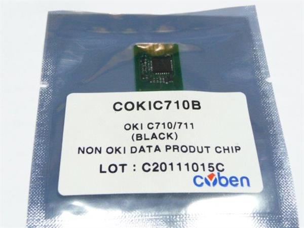 Чіп картриджа HANP OKI COLOR C710/711, Black, 11K