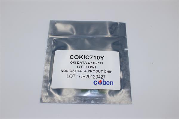 Чіп картриджа HANP OKI COLOR C710/711, Yellow, 11.5K