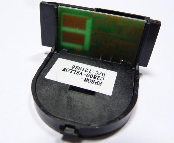 Чіп картриджа WellChip Epson AcuLaser C2800, Yellow
