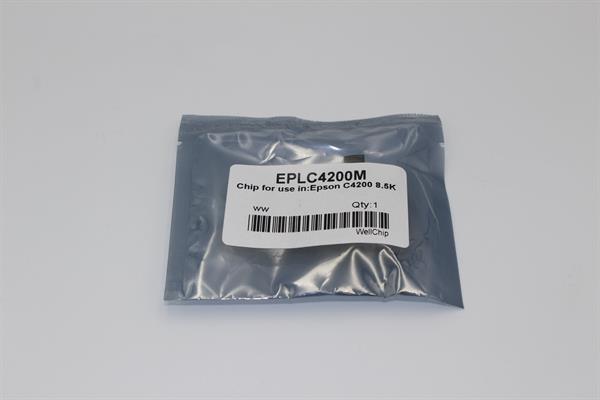 Чіп картриджа WellChip Epson AcuLaser C4200, Magenta, 8.5K