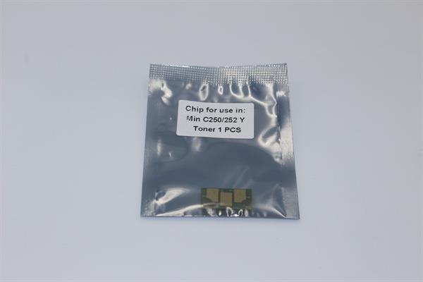 Чіп картриджа IPM Konica Minolta Bizhub C250/252, Yellow, 20K
