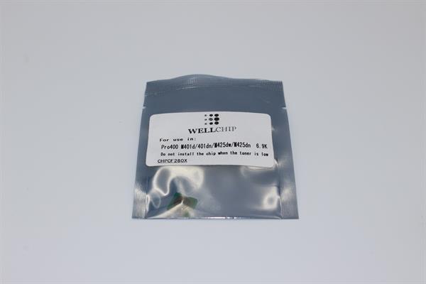 Чіп картриджа WellChip HP LJ Pro 400 M401/425/CF280X, Black, 6.9K