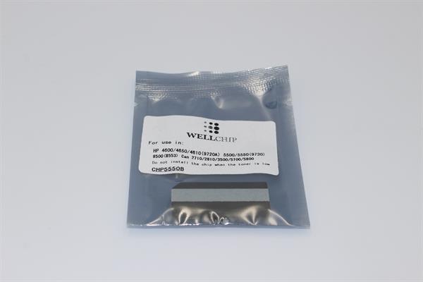 Чіп картриджа WellChip HP COLOR LJ 5500/5550/4600/4650/9500/HP 645A/Q9720A/Q9730A/C8550A/C8560A, Static Control chip, Black, 9K/13K/25K/40K