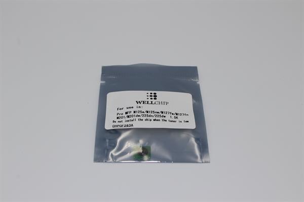 Чіп картриджа WellChip HP LJ Pro M125/127/201/225/CF283A, 1.5K