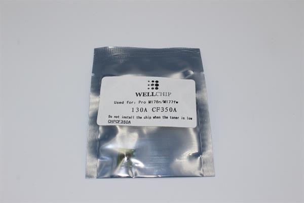 Чіп картриджа WellChip HP LJ Pro M176/177/CF350A, Black, 1.3K