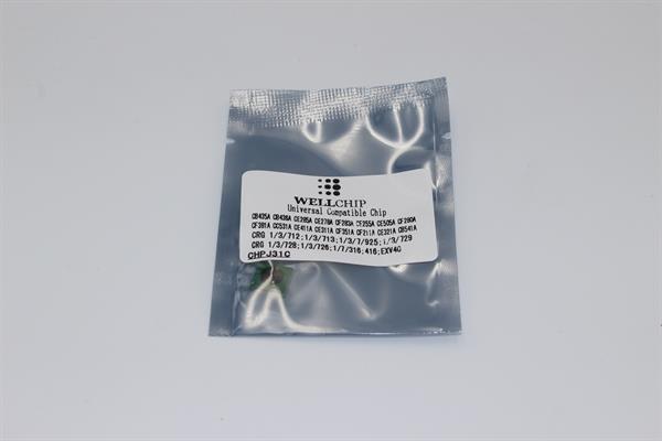 Чіп картриджа WellChip J31C HP LJ COLOR CP1025/1215/1515/1518/1525/2020/2025/CM1312/1415/2320/Pro M175/176/177/251/275/276/351/375/451/475/476/Canon LBP5050/5970/5975/7010/7018/7100/7110/7200/7210/7600/7660/7680/MF-621/623/624/626/628/722/724/725/726/727/728/729/8030/8040/8050/8080/8210/8230/8250/8280/8330/8340/8350/8360/8380/8530/8540/8550/8570/8580 + MONO HP LJ M125/127/201/225/401/425/525/P1005/1006/1100/1102/1505/1560/1566/1600/1606/2035/2055/3015/M1120/1130/1210/1212/1522/1536/Canon LBP3010/3018/3050/3100/3108/3150/3250/6018/6200/6300/6310/6650/6670/6680/6750/MF-4410/4420/4450/4550/4570/4710/4720/4750/4770/4820/4830/4870/4890/5870/5930/5950/iR1133/D520/FAX-L150/170/418/CB541A/CC531A/CE311A/321A/411A/CF211A/351A/381A/Canon 716/Canon 718/Canon 729/Canon 731 + CF283A/280A/CE255A/278A/285A/505A/CB435A/436A/EXV40/Canon 712/Canon 713/Canon 719/Canon 724/Canon 725/Canon 726/Canon 728, САМИЙ універсальний ІНТЕЛЕКТУАЛЬНИЙ чіп для кольорових та монохромних картриджів! Cyan