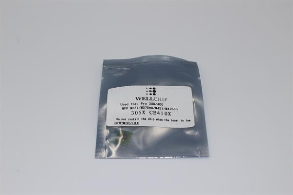 Чіп картриджа WellChip HP LJ M351/375/451/475/Pro 300/400/CE410X/305X, Black, 4K