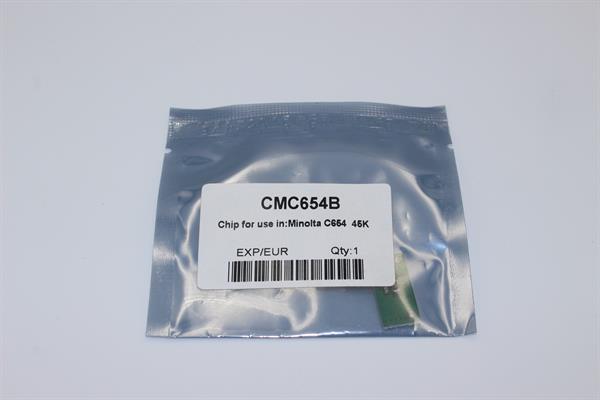 Чіп картриджа WellChip Konica Minolta Bizhub С654/754, Black