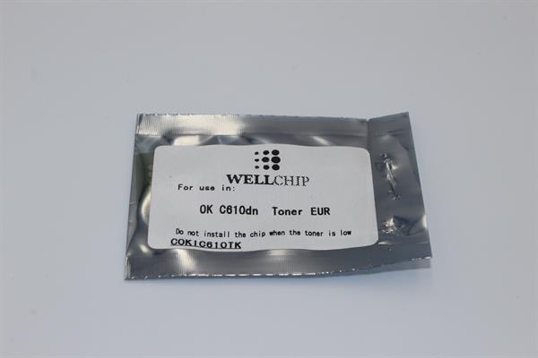 Чіп картриджа WellChip OKI C610/44315308, Black, 8K