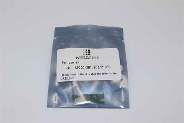 Чіп картриджа WellChip Ricoh Aficio SP 200/201/202/203/204/210/211/212/213/221/220/277, 2.6K