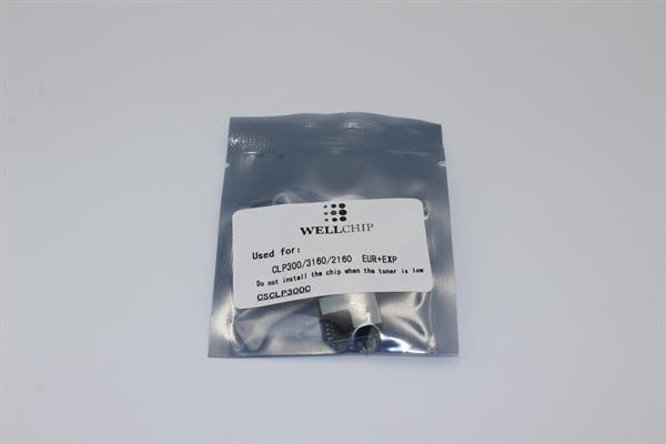 Чіп картриджа WellChip Samsung CLP-300/CLX-2160/2161/3160/CLP-C300A, EUR+EXP, Cyan, 1K