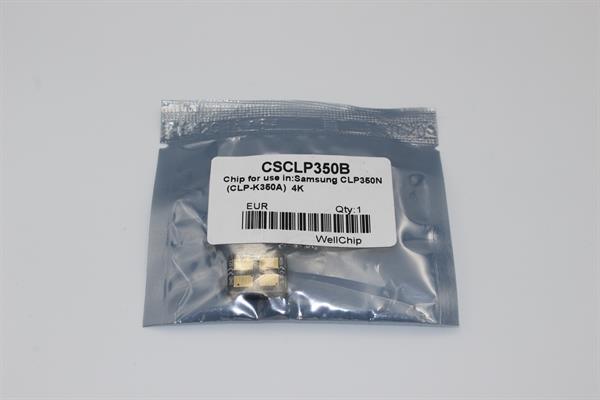Чіп картриджа WellChip Samsung CLP-350/CLP-K350A, Black, 4K