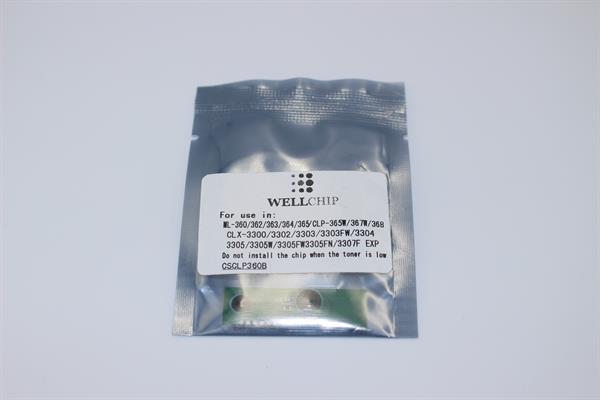 Чіп картриджа WellChip Samsung CLP-360/362/363/364/365/366/367/368/CLX-3300/3302/3303/3304/3305/3306/3307/Xpress SL-C410/460/CLP-K406S, Black, 1.5K