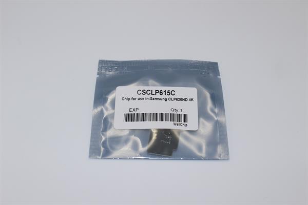 Чіп картриджа WellChip Samsung CLP-615/620/670/CLX-6220/6250/CLT-C508, Cyan, 4K
