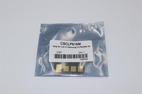 Чіп картриджа WellChip Samsung CLP-615/620/670/CLX-6220/6250/CLT-M508, Magenta, 4K