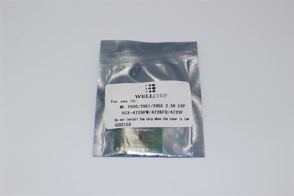 Чіп картриджа WellChip Samsung ML-2950/2951/2955/SCX-4705/4728/4729/MLT-D103L, 2.5K