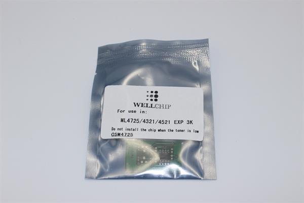 Чіп картриджа WellChip Samsung SCX-4725/4321/4521/SCX-D4725A, 3K