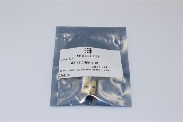 Чіп картриджа WellChip Xerox Phaser 6110/106R01203/106R01274, Black, 2K