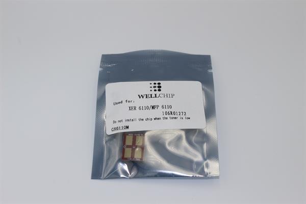 Чіп картриджа WellChip Xerox Phaser 6110/106R01205/106R01272, Magenta, 1K