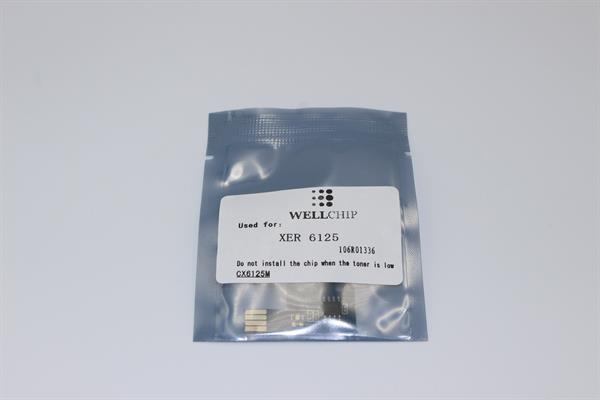 Чіп картриджа WellChip Xerox Phaser 6125/106R01336, Magenta, 1K