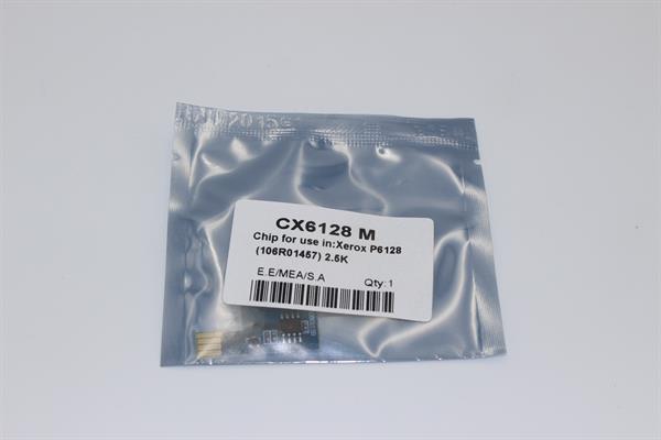 Чіп картриджа WellChip Xerox Phaser 6128/106R01457, Magenta, 2.5K