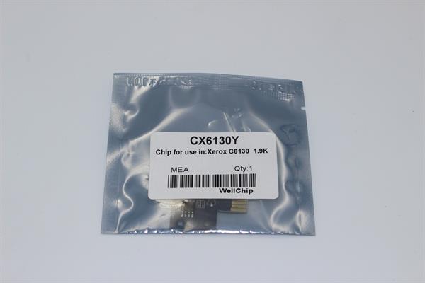 Чіп картриджа WellChip Xerox Phaser 6130/106R01284, Yellow, 1.9k