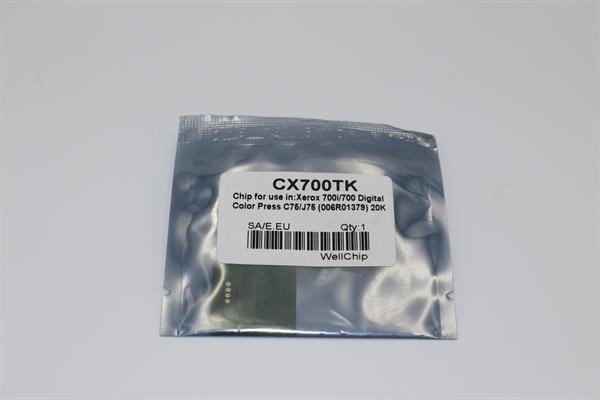 Чіп картриджа WellChip Xerox 700 Digital Color Press C75/J75/006R01379, Black, 20K