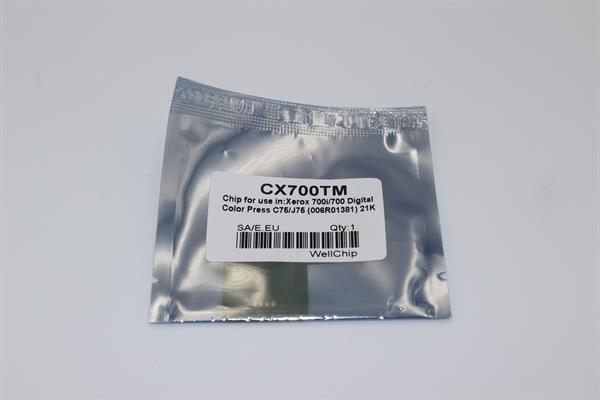 Чіп картриджа WellChip Xerox 700 Digital Color Press C75/J75/006R01381, Magenta, 21K