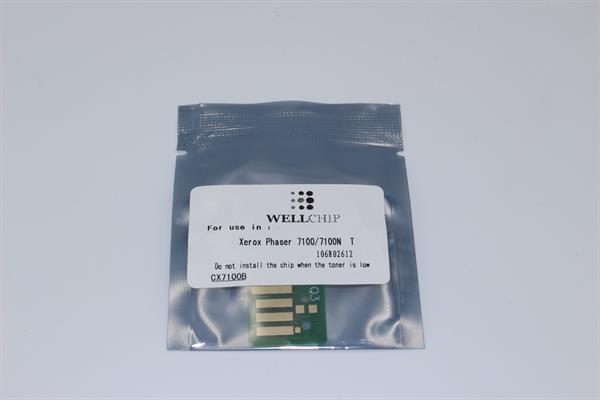 Чіп картриджа WellChip Xerox Phaser 7100/106R02612, Black, 10K