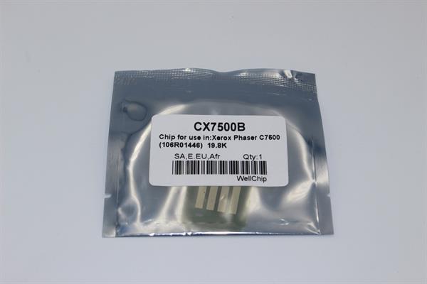 Чіп картриджа WellChip Xerox Phaser 7500/106R01446, Black, 19.8K