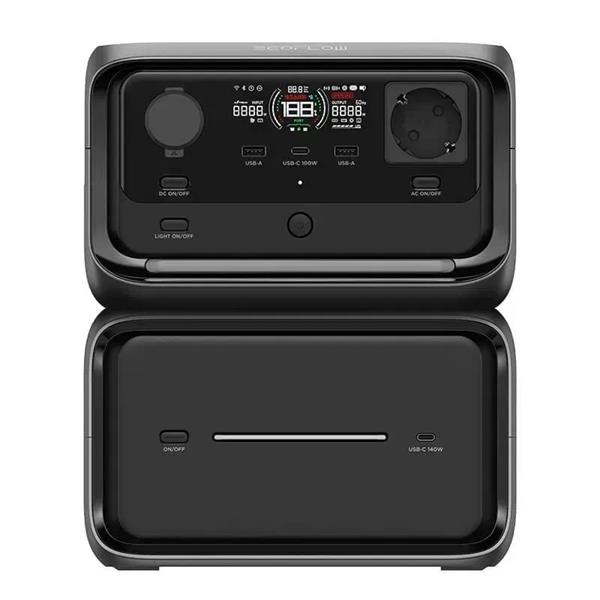 Зарядна станція EcoFlow RIVER 3 Max Plus Wireless, 858Вт, номінальна потужність 600Вт, безпровідна зарядка