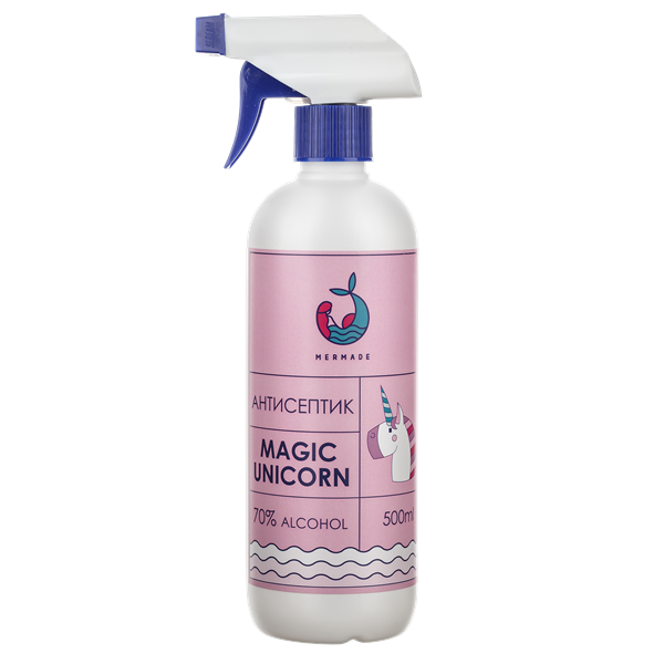 Антисептик-спрей для рук Mermade Magic Unicorn, 500 мл