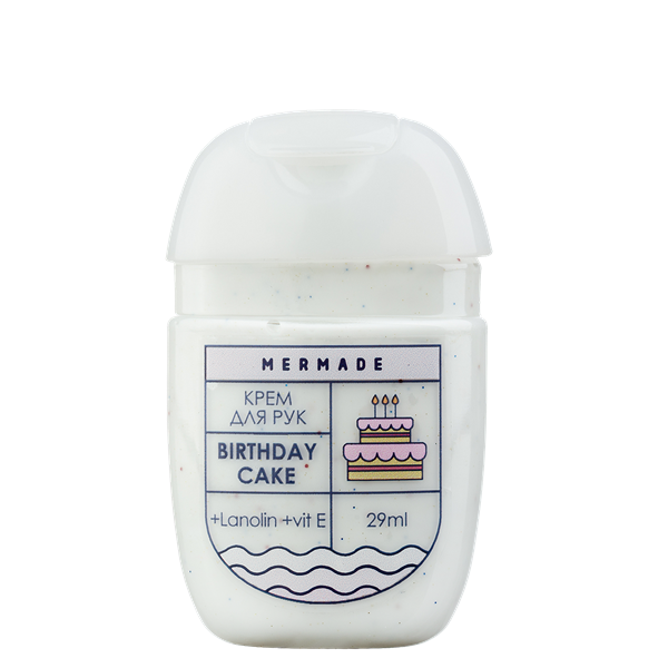 Крем для рук з ланоліном Mermade Birthday Cake, 29 мл