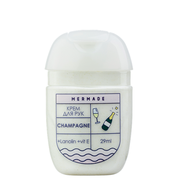 Крем для рук з ланоліном Mermade Champagne, 29 мл