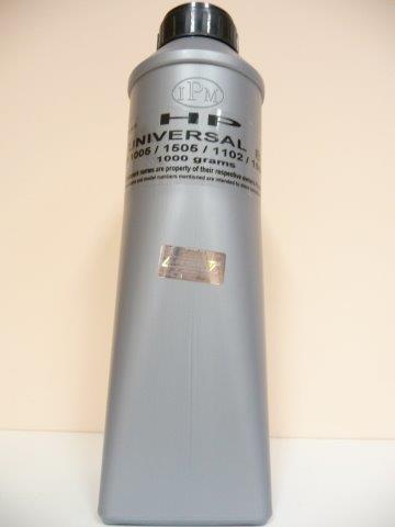 Тонер IPM HP LJ P1560/1566/1005/1006/1102/1505/1530/1600/1606/M1120/1132/1522/1536/Canon LBP3010/3100/3250/MF-4410/4420/4430/4450/4550/4570/4580/Canon 728/712/CB435A/CB436A/CE278A/CE285A, UNIVERSAL B, 1000г/банка