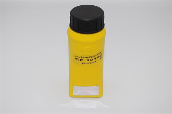 Тонер IPM HP COLOR LJ NEW SPHERICAL Chemical CP1215/1515/1518/1025/1210/1510/2025/3505/3525/CM1015/1017/1300/1312/3520/3530/COLOR LJ 1600/2600/2605/2700/3000/3600/3800/5500/5550/M175/252/275/277/351/375/377/451/452/475/477/551/552/553/651/M880z/4202dw/4202dn/Canon LBP673/5050/5300/7010/7018/7100/7700/7750/MF-621/624/626/752/754/8050/8210/8450/9130/4302dn/4302fd/4302fdw та інші моделі, Yellow, 45г/банка