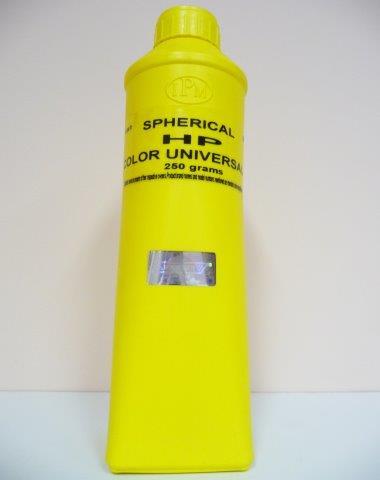 Тонер IPM HP COLOR LJ універсальний NEW SPHERICAL Chemical всі моделі CP1215/1515/1518/1025/1210/1510/2025/3505/3525/CM1015/1017/1300/1312/3520/3530/COLOR LJ 1600/2600/2605/2700/3000/3600/3800/5500/5550/M175/252/275/277/351/375/377/451/452/475/477/551/552/553/651/M880z/4202dw/4202dn/Canon LBP673/5050/5300/7010/7018/7100/7700/7750/MF-621/624/626/752/754/8050/8210/8450/9130/4302dn/4302fd/4302fdw та інші моделі, Yellow, 250г/банка