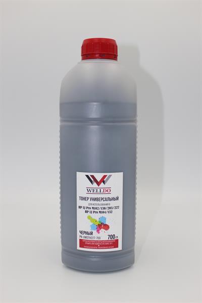 Тонер WELLDO HP LJ M102/104/106/130/132/134/203/227/CF233A/CF230A/CF219A/CF217A, для використання в оригінальних картриджах, універсальний, Packed in Ukraine! з мішка WDTH227! 700г/банка