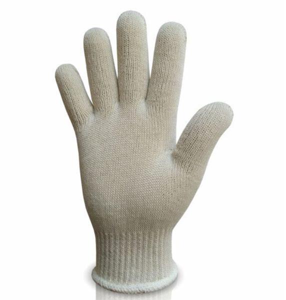 Рукавички 3 нитки білі, 70% бавовна/30% поліестер, виготовлено в Україні!