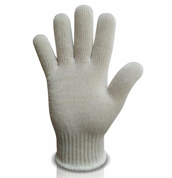 Рукавички 4 нитки білі, 70% бавовна/30% поліестер, виготовлено в Україні!