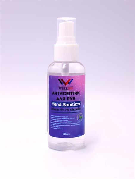 Антисептик-спрей для рук WELLDO з маслом чайного дерева, 60мл