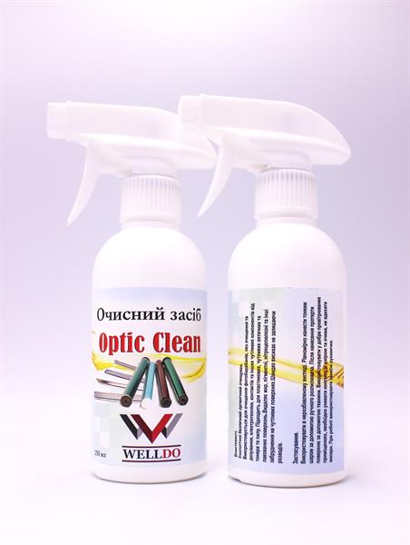 Очищувач WELLDO Optic Clean для очищення фотобарабанів, оптики, лез очищення і дозування, контактів і пластикових поверхонь! 250мл, ОНОВЛЕНА ФОРМУЛА!