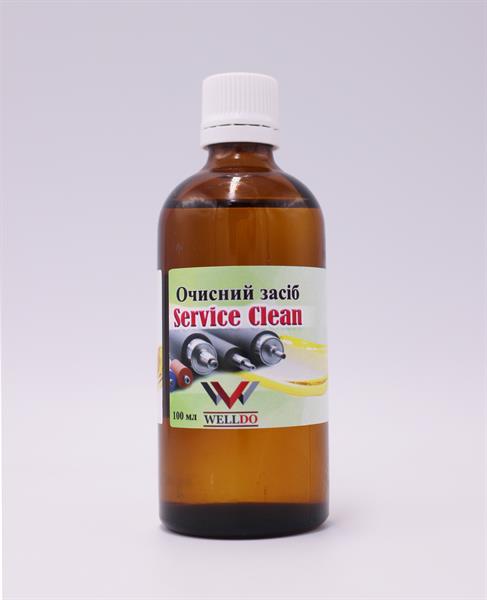 Очищувач WELLDO Service Clean для очищення магнітних, гумових і тефлонових валів! 100мл, детальний опис читайте на етикетці!