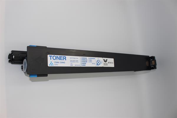 Картридж WELLDO Konica Minolta Bizhub C200/203/253/353/TN-213/214/314C, з чіпом, Cyan, TOMOEGAWA, 17000 копій/туба