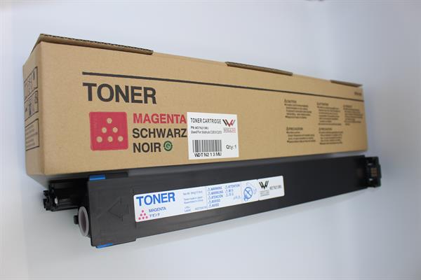 Картридж WELLDO Konica Minolta Bizhub C200/203/253/353/TN-213/214/314M, з чіпом, Magenta, TOMOEGAWA, 17000 копій/туба
