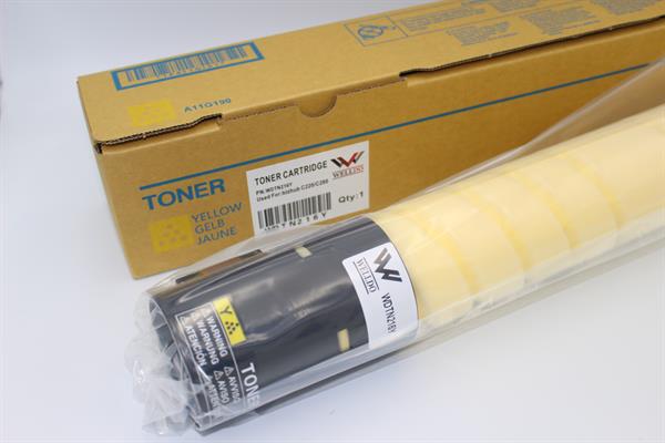 Картридж WELLDO Konica Minolta Bizhub C220/280/360/TN-216Y, Yellow, TOMOEGAWA, 23000 копій/туба