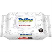 Серветки вологі ZooZoo Antibacterial, 120шт в упаковці з клапаном, без спирту, антибактеріальні! Made in Ukraine