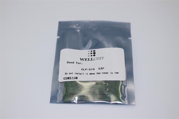 Чип картриджа WellChip Samsung COLOR CLP-510, Magenta, 5K